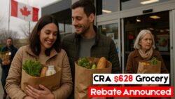 CRA Announces $628 Grocery Rebate for December — Payment Calendar and Low-Income Rules Released