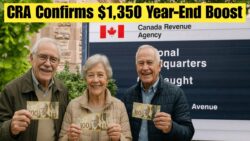 CRA Confirms $1,350 Benefit Arriving on 1 December 2025 — Millions Set for a Major Year-End Boost