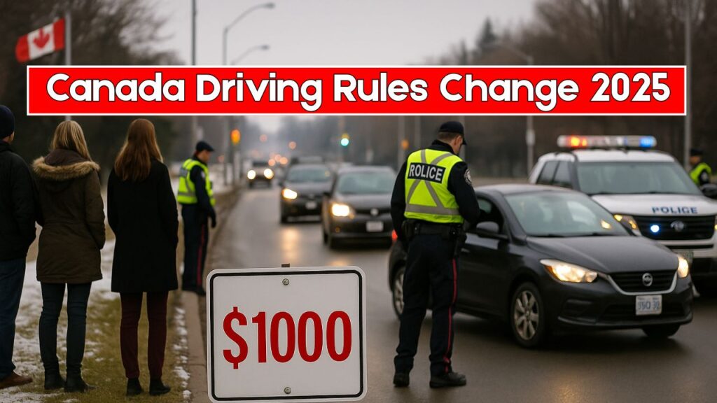 Canada Driving Rules Change 2025