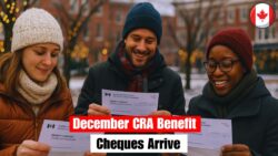 Multiple CRA Benefit Cheques Arriving for Canadians in December 2025 — First Round Begins on 1 December