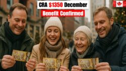 CRA Confirms $1,350 December Benefit — Millions to Receive Direct Deposit Ahead of Holidays