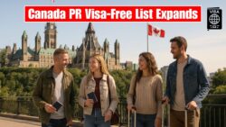 Canada Expands PR Holder Travel Rights — 30 New Countries Added to Visa-Free List